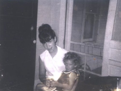 My niece, Barb, and me