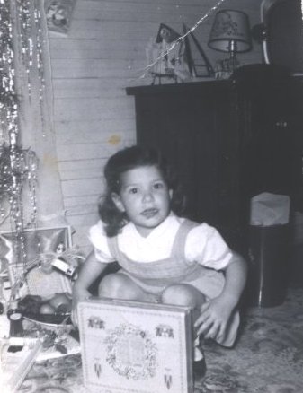 dianne and christmas tree