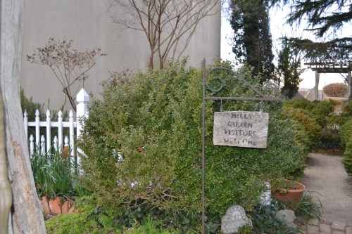 garden visitors welcome