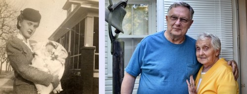 jr and mom combined photos