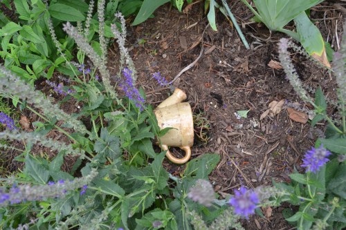 broken chair flowerpot