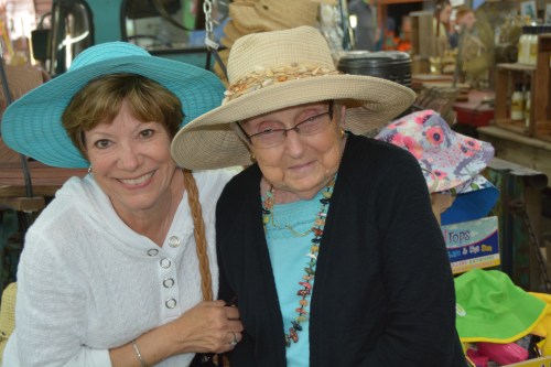 db and mom in hats 6-1-2014 3-45-06 PM