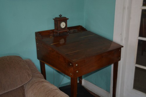 The desk made by Uncle Benn