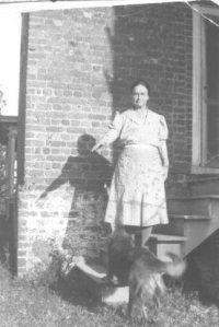 grandma ellis in apron