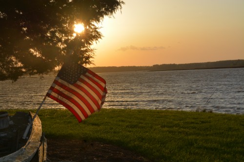 flag at sunset 4-22-2015 7-11-38 PM