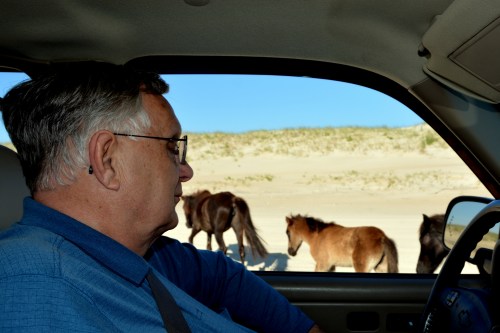 Here sits a most patient man...