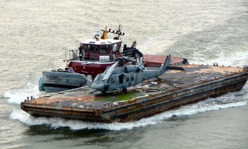 helo on barge2 6-15-2016 5-26-00 PM